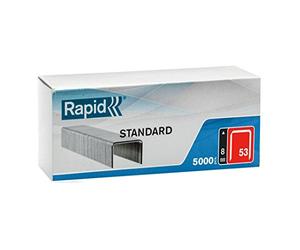 Rapid 40108658 Boîte de 5000 Agrafes 53/8 Standard galva 5M