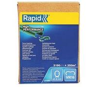 Rapid – Agrafes de grillage VR16 – Acier galvanisé plastifié vert, 2–8 mm, 3190 pièces (40108809)
