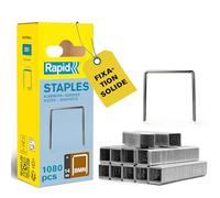 RAPID, 40109559, Agrafes en fil fin BMN, Longueur 14mm, 1080 pièces, Pour les outils Bosch, Metabo et Novus, Fil galvanisé