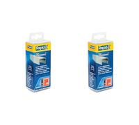 Rapid, 40303087, Agrafes en fil fin N°53, Longueur 14mm, 5000 pièces, Pour le textile et la décoration, Fil galvanisé, Haute performance Argent (Lot de 2)