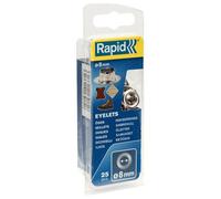 Rapid 5000411 oeillet, passe-fil et agrafe Oeillet