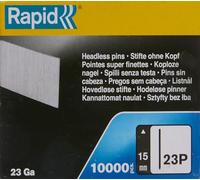 RAPID 5001362, Mini-pointes N°23P, Longueur 35mm, Sans tête, lot de 10000, pour cloueurs pneumatiques, Pour travaux de construction, Fixation invisible