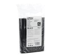 Rapid, 51215108, Bâtons de colle thermofusible, Réparation voiture, Noir, ø12mm, Longueur 190mm, 1kg