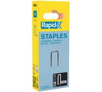 Rapid Agrafes étroites n°606 25 mm – 600 pièces – Fil galvanisé résiné – Emballage FSC