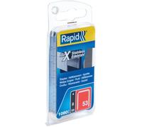 RAPID Agrafes acier inoxydable - Fil fin - N°53/08 mm