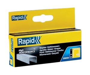 Rapid - Agrafes fil fin n°13/ 14mm - 2500pcs - Boîte PRO (11850525) | Fil galvanisé, Haute performance - Discrètes - Pointes affûtées - Pour le textile, tapisserie, étiquetage et la décoration
