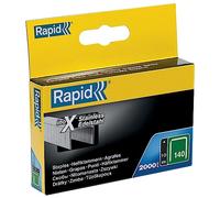 Rapid - Agrafes fil plat Inox n°140/ 10mm - 2000pcs - Boîte PRO (11910733) | Fil galvanisé, Haute performance - Pointes affûtées - Pour les travaux de construction et d’isolation