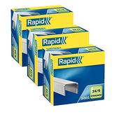 Rapid Agrafes galvanisées standard 24/6 mm, lot de 15000