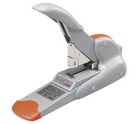 Rapid Agrafeuse de bloc DUAX 21698301, acier, 170 feuilles, agrafage à plat, argent/orange