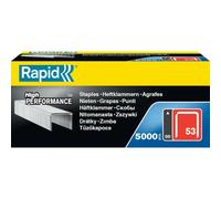 Rapid - Agrafes fil fin n°53/ 12mm - 2500pcs - Boîte PRO (11859625) | Fil galvanisé, Haute performance - Discrètes - Pointes affûtées - Pour le textile, étiquetage et la décoration