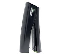 Rapid Agrafeuse Recycle verticale, 25 feuilles, agrafage à plat, noire pro. | Agrafeuse sur pied peu encombrante pouvant agrafer jusqu’à 25 feuilles, recharge par le haut et design vertical compact.