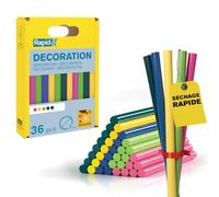 Rapid Bâtons de colle Trend colorés Ø 7 x 90 mm – 36 pcs blister