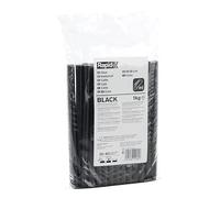 Rapid - Bâtons de colle Réparation Voiture - Ø12mm x 190mm - Sachet 1kg | Pour applications dans l'industrie automobile - Colle Noire - EVA et résine - 170-190°C - (51215108)