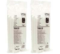 RAPID - Bâtons de colle thermofusible Pro-T - Transparente - Pour PVC, Plastique, Câbles, Verre, Supports poreux et fibreux - Diamètre 12 mm - Longueur : 190mm - Carton de 10 kg - (40302775)
