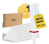 Rapid - Bâtons de colle Universelle Transparente - Ø7 x 100mm - 100pcs | Pour loisirs créatifs et petites Réparations - Sans solvant - EVA et résine - (5001736)