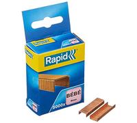 Rapid BÉBÉ 11974685 Agrafes 3x5000pcs (4mm) | Utilisation avec pince d'agrafage, fil de cuivre (11974685)