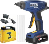 Rapid Pistolet à colle batterie BGX500 – 18 V 900 g/h – Coffret Batterie 2,5 Ah + chargeur