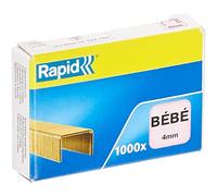 RAPID Boîte Rose Pack Lot de 1000 Agrafes Bébé cuivrées