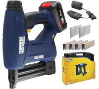 Rapid BTX606 - Agrafeuse-Cloueuse Électrique Sans Fil à Batterie 18V | Pour Agrafes n°606 (12-25mm) & Pointes n°8 (15-30mm), Bois Dur & Tendre - Coffert avec Batterie 2,5 Ah et Chargeur (5001502)