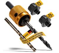 Rapid Change V2 Kit de démarrage - Scies cloches à enclume ARC - Système de changement rapide - Convient pour scies cloches de 14 à 220 mm de diamètre avec logement standard