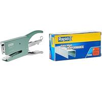 Rapid Classic K1+ Pince Agrafeuse | 50 feuilles | Agrafage et Épinglage | Acier | ClimatePartner | Vert | 5001758+ Rapid Agrafes 26/8 SuperStrong | Acier galvanisé | Boîte de 5000 | 24862200