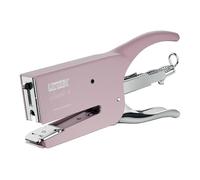 Rapid Pince agrafeuse Classic Rétro – 50 feuilles – Agrafes 26/6 et 26/8 – Acier – Rose