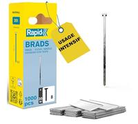 Rapid - Clous n°8/ 30mm - 1000pcs - Emballage FSC (40109536) | Fil galvanisé coupe de précison - Haute performance - Pour les travaux de finition comme les moulures, bois ou cadres