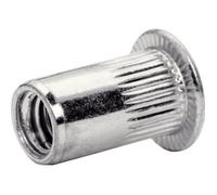 RAPID - Écrous à sertir M3 - Inserts filetés métalliques, Écrous aveugles pour rivetage - Fixation solide sans taraudage, Métal, tôle fine et plastique - Diamètre Ø5mm - Emballage FSC (5000672)