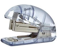 Mini agrafeuse de bureau Rapid Baby Ray F4 - Agrafes 24/6 et 26/6 - Capacité de 10 feuilles - Transparent