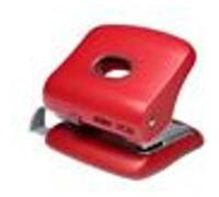 Rapid Agrafage Fc30 23639403 Perforateur 2 Trous Capacité-30 Feuilles Rouge