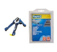 Rapid FP222 - Pince à Grillage pour Agrafes à Grillage VR22, Chargeur Haute Capacité & VR22 - Agrafes à Grillage en Acier Galvanisé, Plastifié Gris, Compatible avec les Grillages 5-11 mm