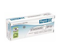 RAPID Lot de 6 Boîtes de 5000 Agrafes Standard SP19/6 mm Galva