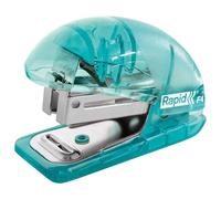 Rapid – Mini-agrafeuse Esselte F4 – À chargement par le haut, 10 feuilles, avec ôte-agrafe, Bleu
