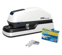 RAPID Optima 20E - Agrafeuse de Bureau Automatique, Agrafeuse Électrique Sans Contact avec 1000 Agrafes Incluses, Capacité 20 Feuilles (2102351)