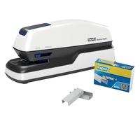 RAPID Optima GripE - Agrafeuse de Bureau Automatique, Agrafeuse Électrique Sans Contact avec 1000 Agrafes Incluses, Capacité 20 Feuilles (2102349)