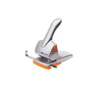Rapid® Perforateur pour dossiers HDC65 65 feuilles métal coulé argent/orange