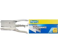 Rapid Pince-Agrafeuse Classic K1, Pour Agrafes 26/6 et 26/8mm, Capacité 50 Feuilles & Agrafes 26/6 Solides, Capacité 30 Feuilles, Acier Galvanisé, Boîte de 5000 Agrafes, Catégorie "STRONG"