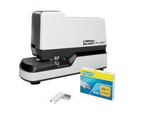 RAPID Pro 90EC - Agrafeuse Électrique Sans Contact, Capacité 50 Feuilles & Agrafage Rapide, Agrafeuse de Bureau Puissante avec 630x Agrafes Incluses, Coloris Blanc (20942901)