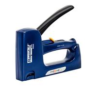 Rapid PRO R453 - Agrafeuse Manuelle pour Bois & Tissus - Agrafes/Clous | Réglage de Force 2 niveaux - Agrafes n°53, Clous n°8 - Poignée Ergonomique - Pièces d'Usure Acier - Suède - (20009502)