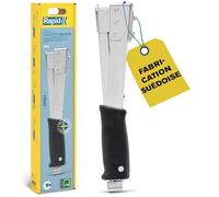 Rapid R54 - Marteau Agrafeur pour Toitures/Moquettes/Isolation, 100% Acier, Compatible avec les Agrafes n°140 de 6-14 mm Rapid, Emballage Boîte Carton - (5001696)