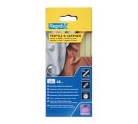Rapid Bâtons de colle textile et cuir Ø12 x 190 mm jaunâtre – boîte 48 pcs
