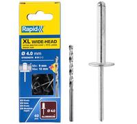 Rapid 5000662 Rivets XL Ø4 x 16mm