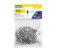 Rapid – Rivets aveugles Ø3,2 x 8 mm Aluminium – Sachet de 100