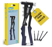 Rapid Tools 5001722 Pince pour écrous à sertir Rapid RP110, en aluminium moulé sous pression