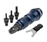 RAPID RP160 - Adaptateur Riveteuse pour Écrous à Rivet M4/M5/M6/M8, se Fixe sur une Perceuse/Visseuse pour Fixer les Écrous à Sertir dans la Tôle (5001483) Bleu