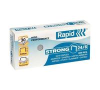 Rapid Strong Agrafes 24-6 6 Mm Acier Galvanisé Pack De 1000 Pour Classic K2, K45; Economy E15, E26; Fashion F18; Fashion Standup…