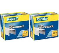 Rapid Strong Agrafes 24/6 x5000 (Lot de 2)
