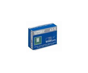Rapid Super Strong Textile - Agrafes - 43/8 - 8 Mm - Câble Galvanisé - Pack De 10000 - Pour Rapid Classic K1