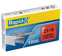 Rapid SuperStrong 21/6 Pack d'agrafes 1000 agrafes