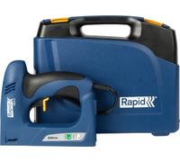 Rapid Tools 5000131 Agrafeuse électrique Rapid ESN114, bleue, dans un coffret